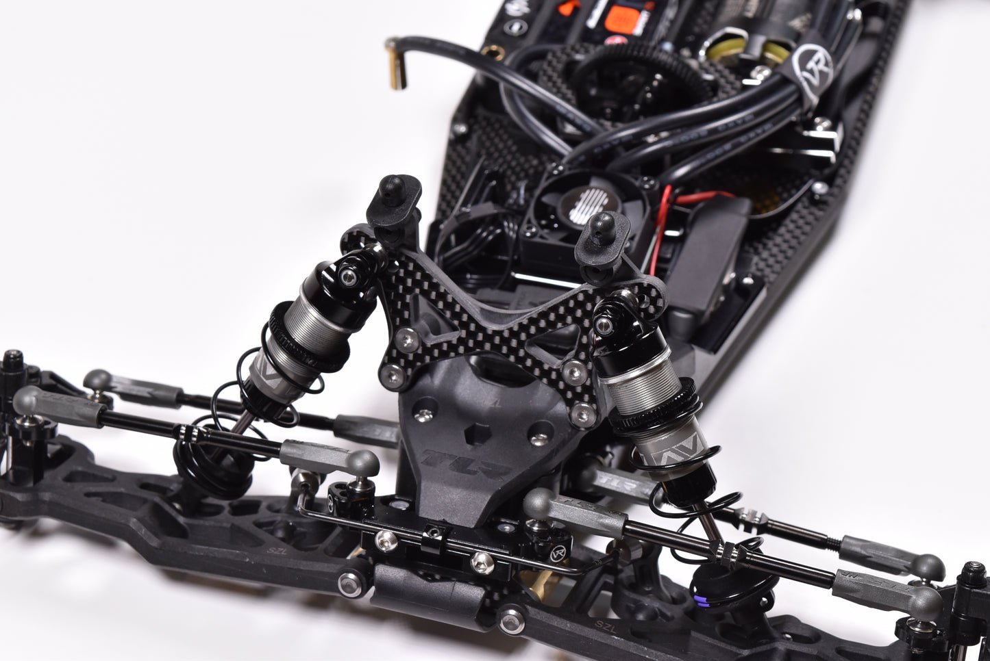 TLR 22 5.0T/VR2-XT Carbon Fiber Front Shock Tower- Buggy Front Shock