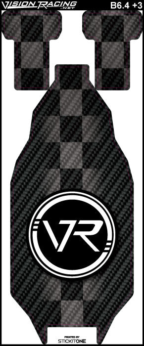 VR Carbon Chassis Protector B6.4 +3mm