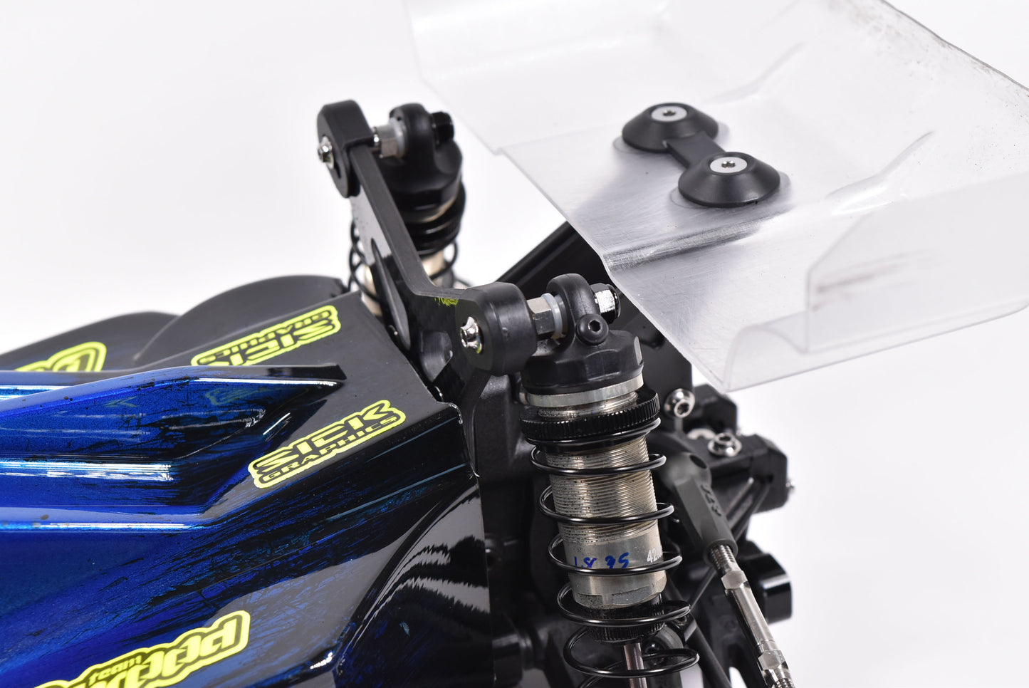 TLR 22X/22X-T Titanium Upper Shock Mounts W/ Delrin Bushing
