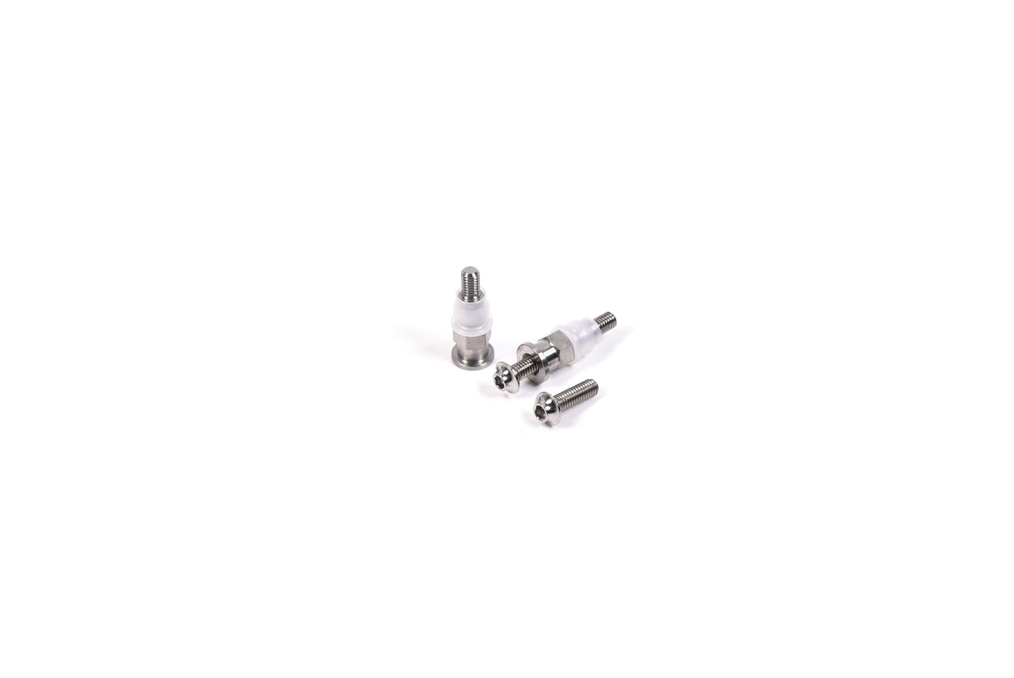 Team Associated 10mm Titanium Upper Shock Mounts W/ Delrin Bushing