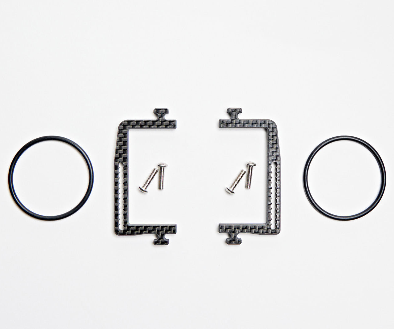 Yokomo SO1.0, RO1.0, Cal-3, DTM3 and YZ-2T Carbon Fiber O-ring Battery Hold Down