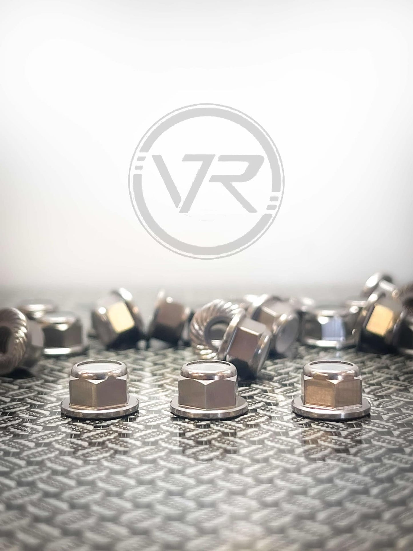 M4 Aluminum Knurled And Flanged Locknuts