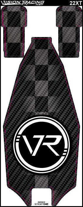 VR Carbon Chassis Protector 22X-T