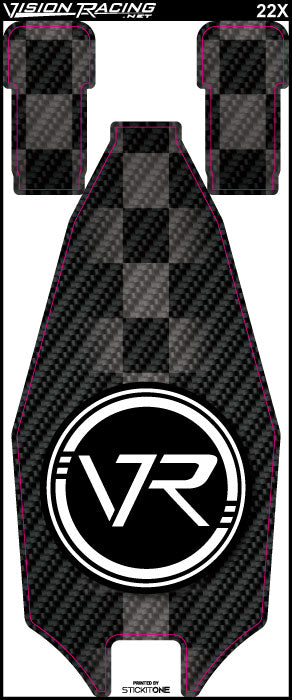 VR Carbon Chassis Protector 22X