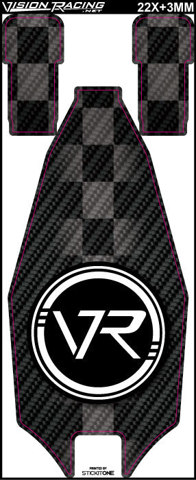 VR Carbon Chassis Protector 22X +3mm