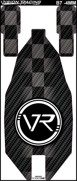 VR Carbon Chassis Protector B7 -4mm
