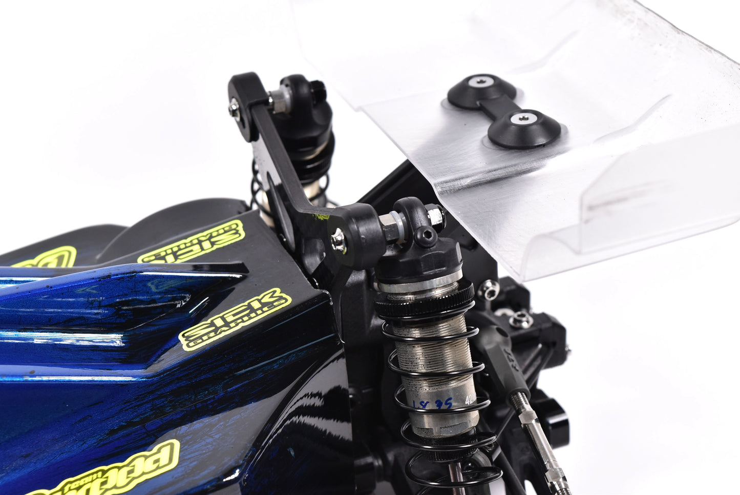 TLR 22X/22X-T Titanium Upper Shock Mounts W/ Delrin Bushing