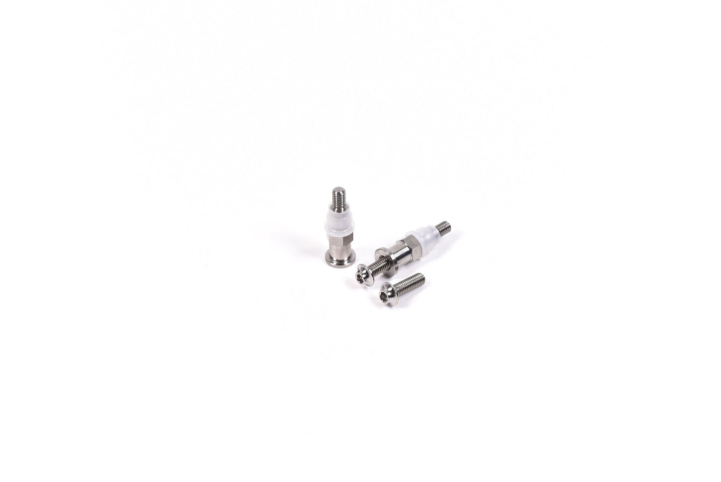 Team Associated 12mm Titanium Upper Shock Mounts W/ Delrin Bushing