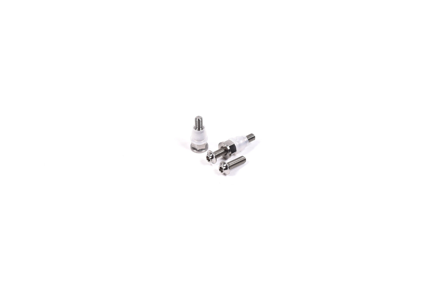 Team Associated 8mm Titanium Upper Shock Mounts W/ Delrin Bushing