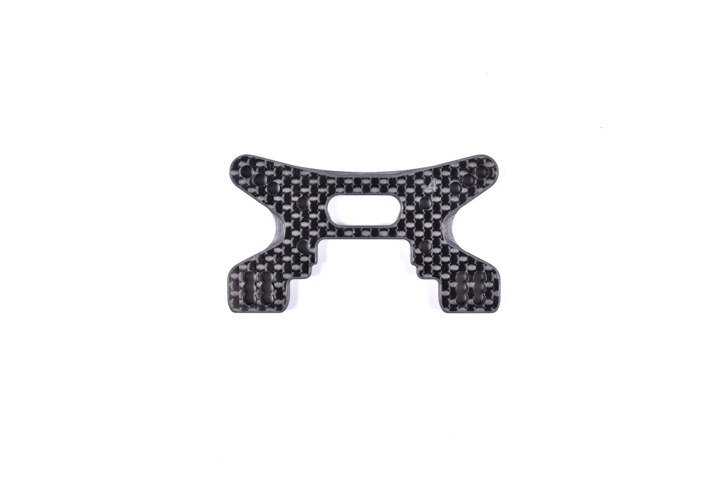 Team Associated B74.2 Carbon Fiber Front -4mm Gullwing Shock Tower 5mm