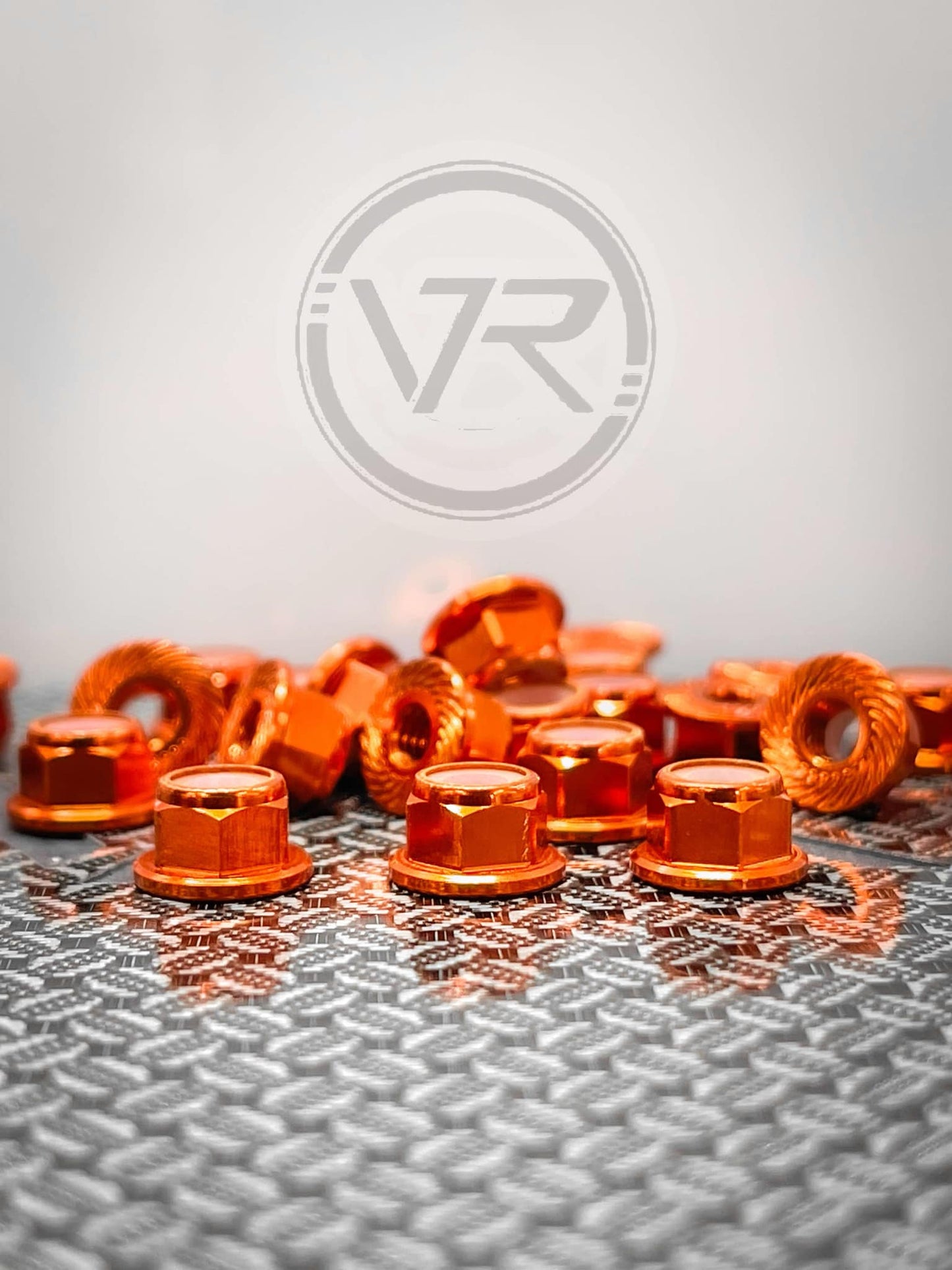 M4 Aluminum Knurled And Flanged Locknuts